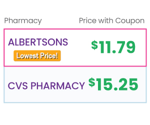 Search for pharmacy prices near you.
